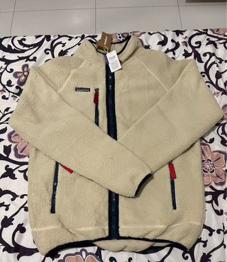 Giacca pile Patagonia beige