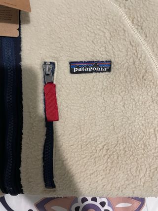 Giacca pile Patagonia beige