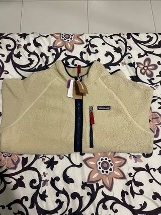 Giacca pile Patagonia beige