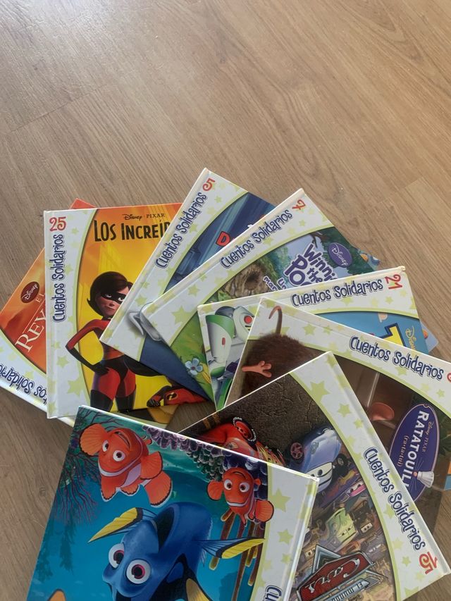 colección de 8 cuentos Disney