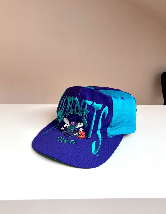 RARE Vintage Charlotte Hornets NBA baseball cap 90