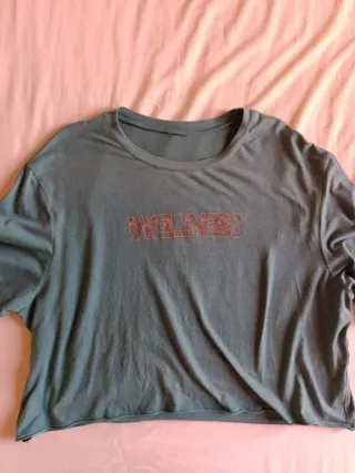 Camiseta deportiva mujer verde