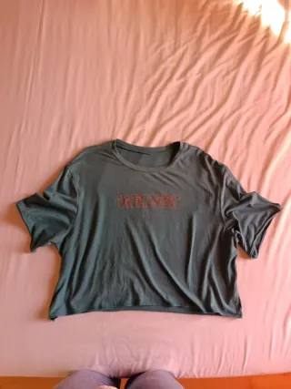 Camiseta deportiva mujer verde