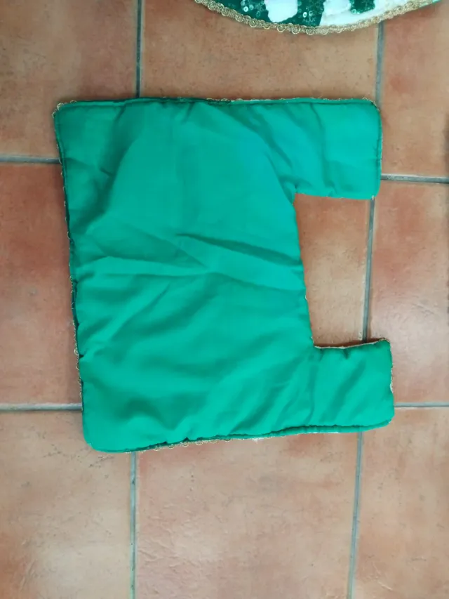 Juego alfombra y tapete navideño