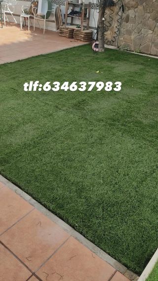 Césped artificial reciclado