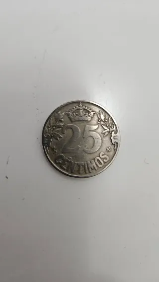 Moneda 25 Céntimos Corona 6 monedas tel.642153929