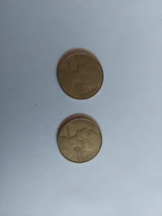 2 Monedas 20 céntimos Francia 1963