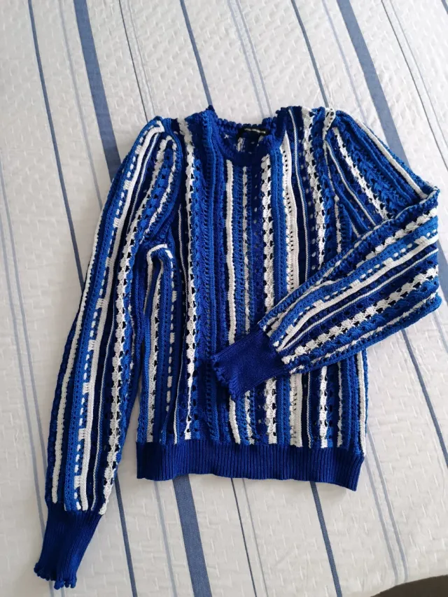 Jersey Sfera Rayas Azul Blanco