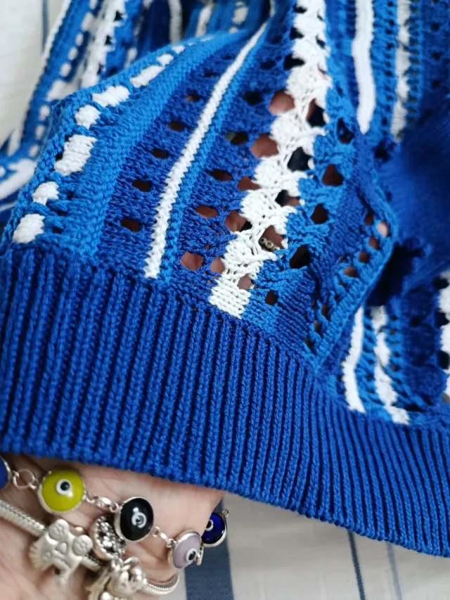 Jersey Sfera Rayas Azul Blanco