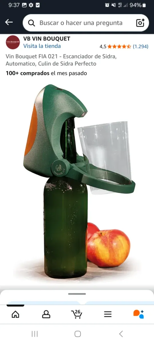 Escanciador Eléctrico Vin Bouquet FIA 021