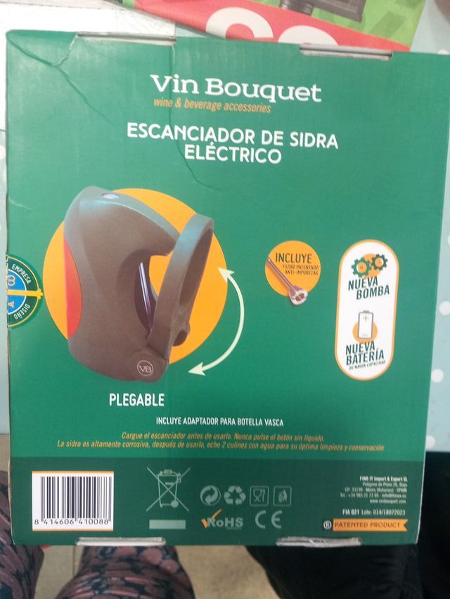 Escanciador Eléctrico Vin Bouquet FIA 021
