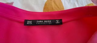 Blusa Zara Rosa Talla XS