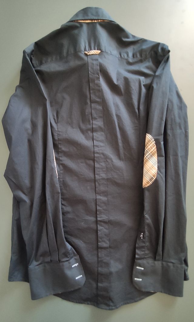 Camicia uomo On Spirit nera con fantasia