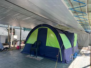 Tenda campeggio 6 posti, 2 cabine