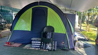 Tenda campeggio 6 posti, 2 cabine