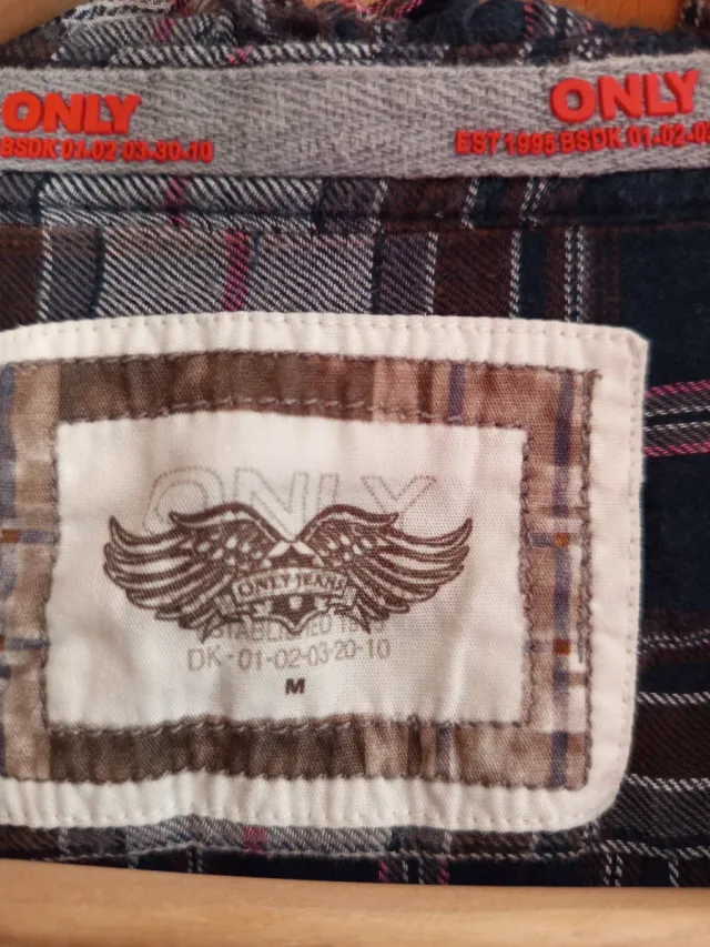 Camisa Only cuadros