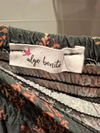 Pantalón ancho estampado