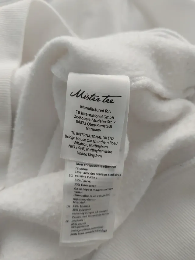 Sudadera con capucha blanca Pray Talla M