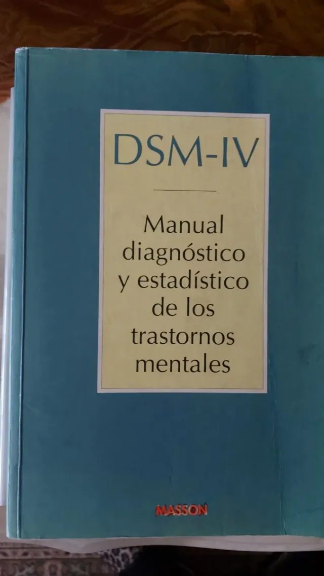 Dsm-IV: Manual Diagnostico Y Estadistico De Los...