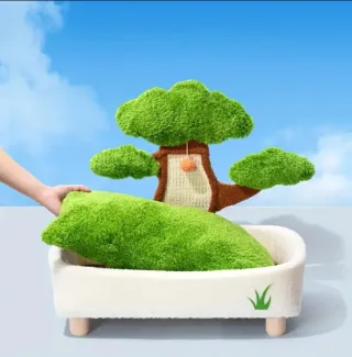 Cama y Rascador Árbol Gatos/Perros