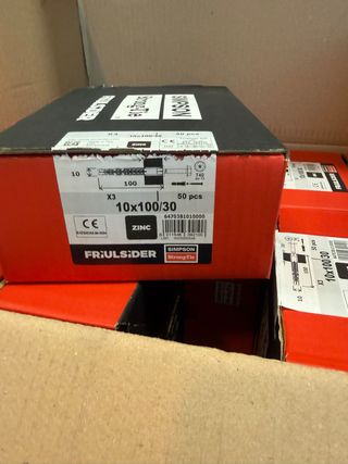 Tasselli zincati 10x100/30 Simpson Strong Tie