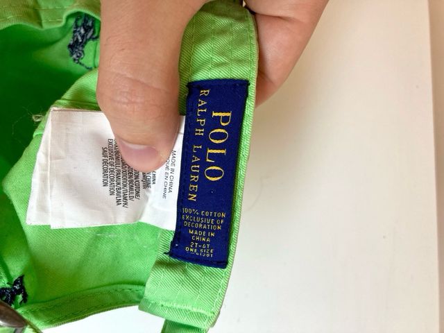 Vintage Ralph Lauren cap 90s green black