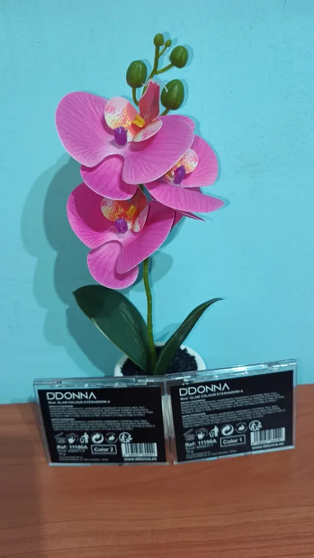 Lote 2 Paletas Sombras Ojos Glam Color.