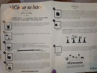 Kit elaboración cerveza