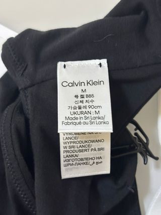 Reggiseno Calvin Klein Nero