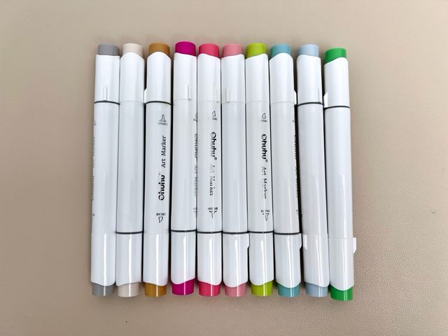 Rotuladores Ohuhu 10 uds Doble Punta