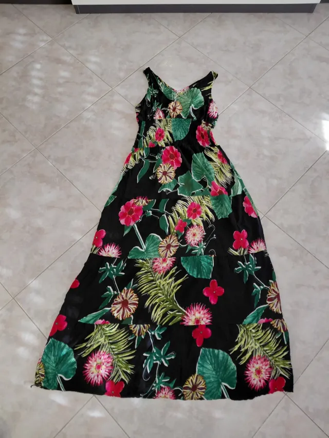 Vestito lungo floreale taglia M