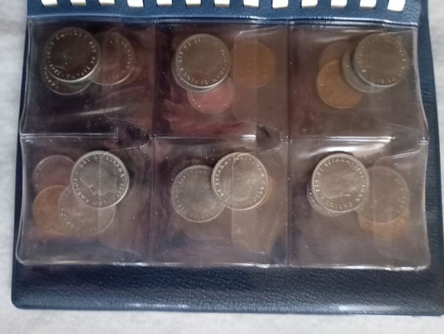 Álbum monedas J.Carlos I 37 uds.