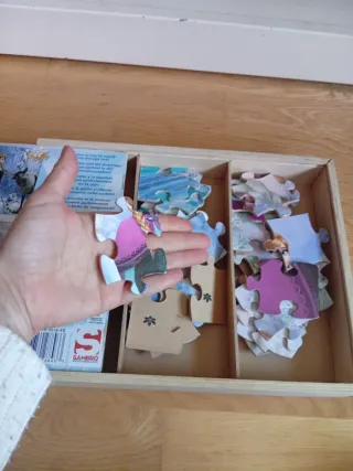 3 Puzzles Madera Frozen 24 Piezas