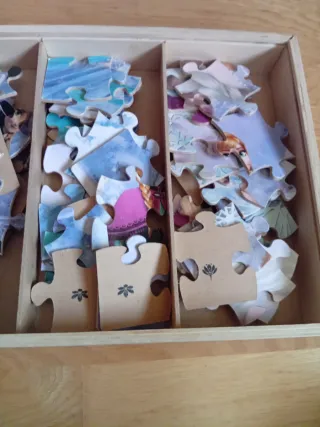 3 Puzzles Madera Frozen 24 Piezas