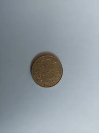 Moneda 20 céntimos Francia 1970