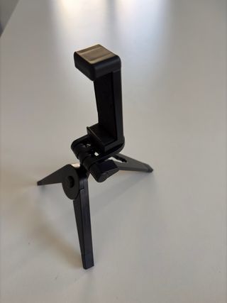 Tripod pieghevole slim e clip per smartphone