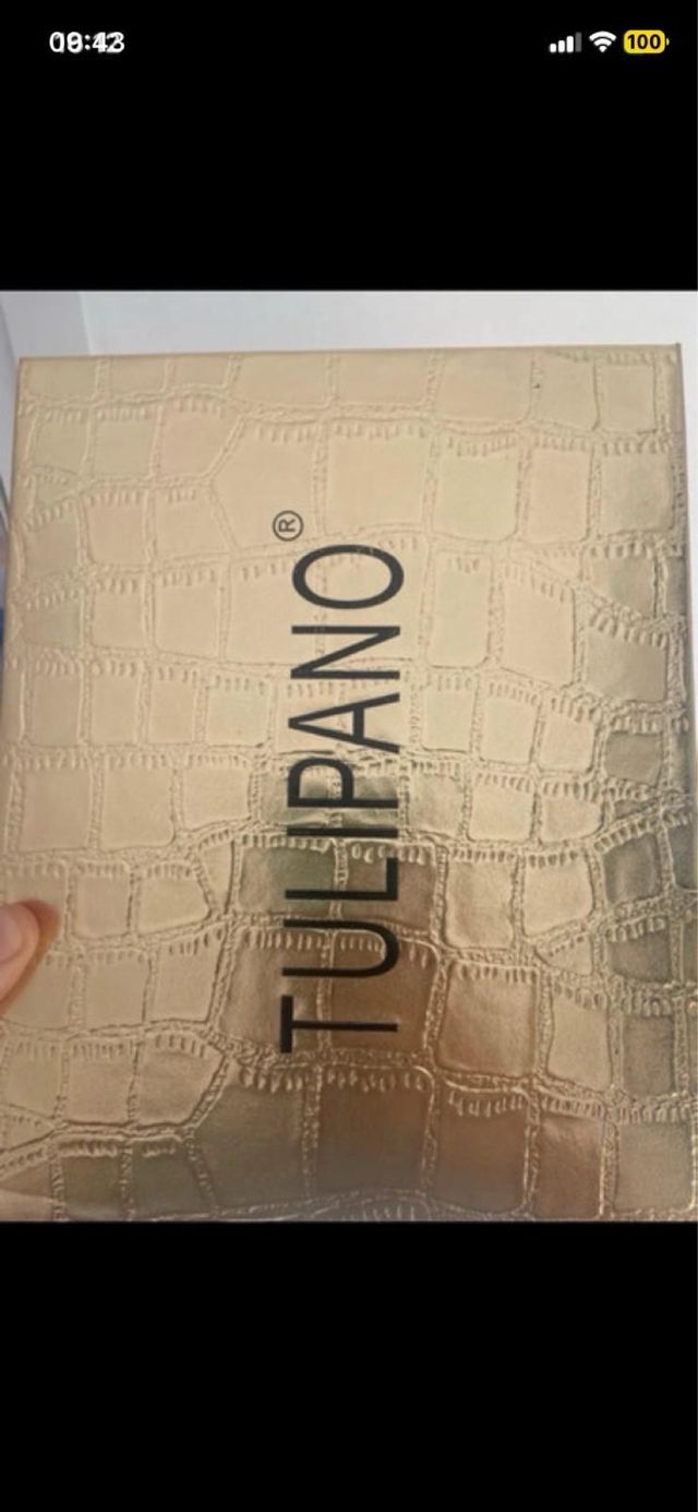 Décolleté donna blu con strass tg 37