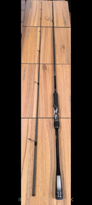 Cañas spinning shimano x 2 dialuna Lunamis