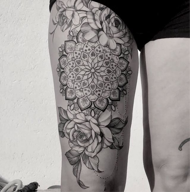 Tatuajes decorativas/mandalas