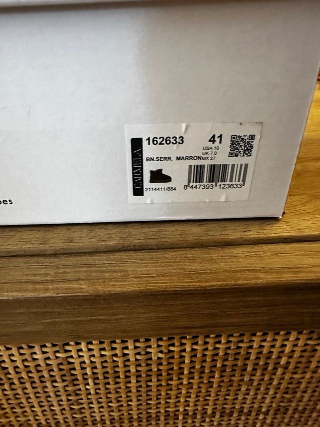 Botines  piel marrón chocolate forradas a ESTRENAR