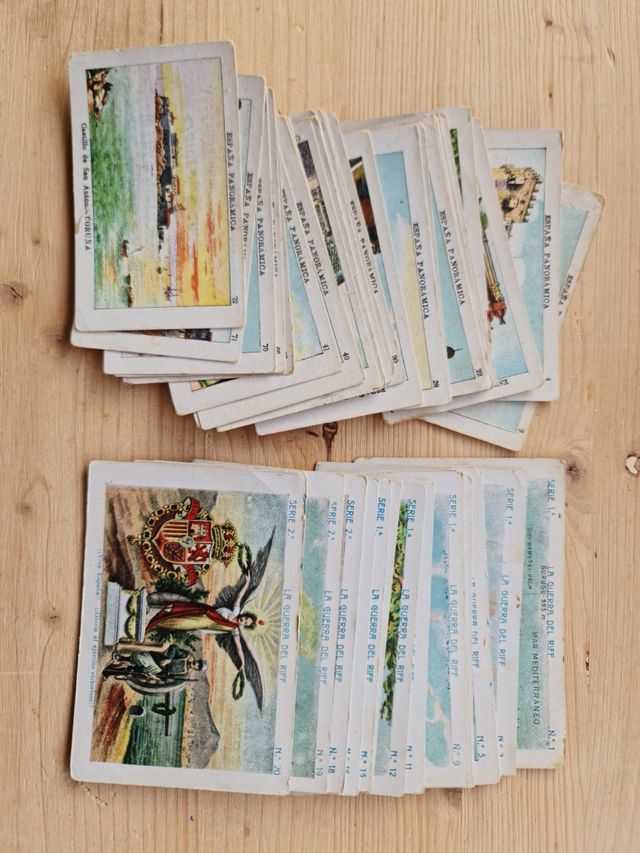 Lote 45 Cromos Antiguos España Panorámica