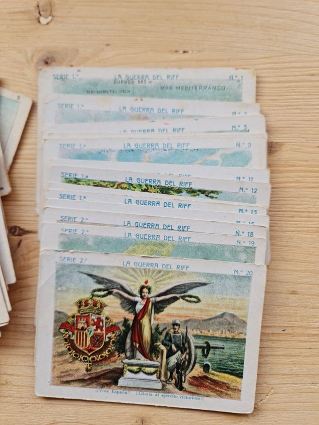 Lote 45 Cromos Antiguos España Panorámica