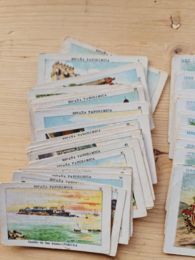 Lote 45 Cromos Antiguos España Panorámica