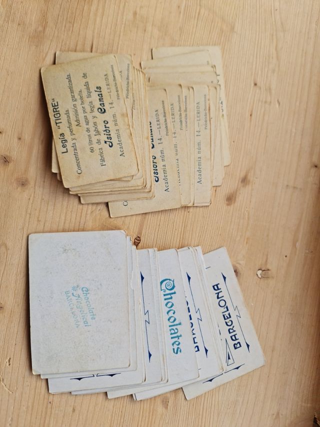 Lote 45 Cromos Antiguos España Panorámica