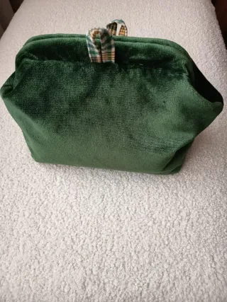 Neceser/Cartera Marrón y Multicolor