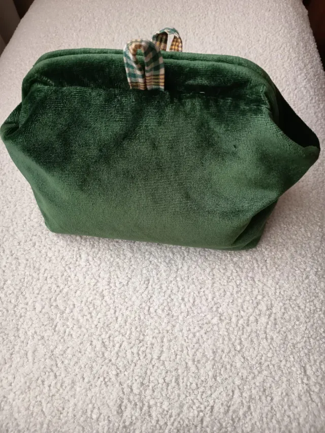 Neceser/Cartera Marrón y Multicolor