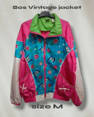 Chaqueta Vintage Mariposas Talla M