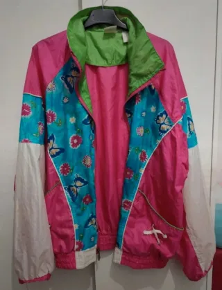 Chaqueta Vintage Mariposas Talla M