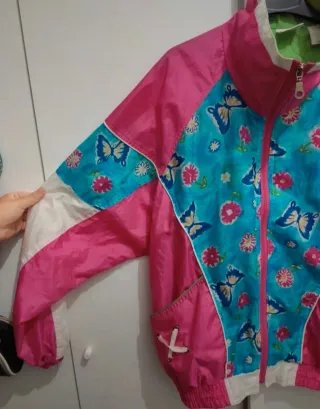 Chaqueta Vintage Mariposas Talla M