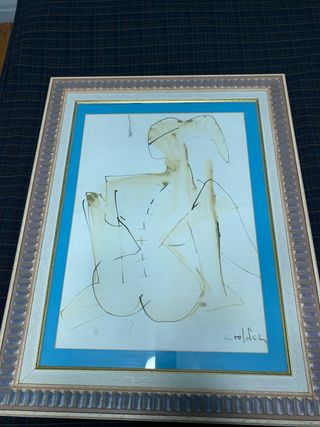 Cuadro Alfredo Roldán - Figura Abstracta